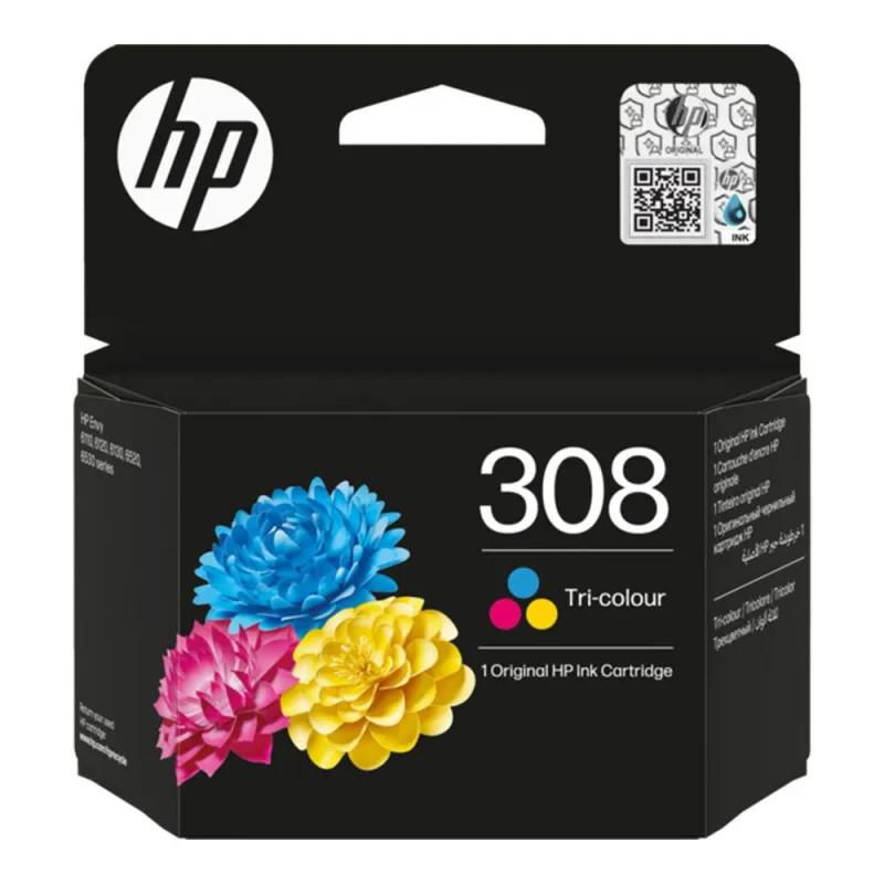 Оригинальный HP 308 Чернила - Colour